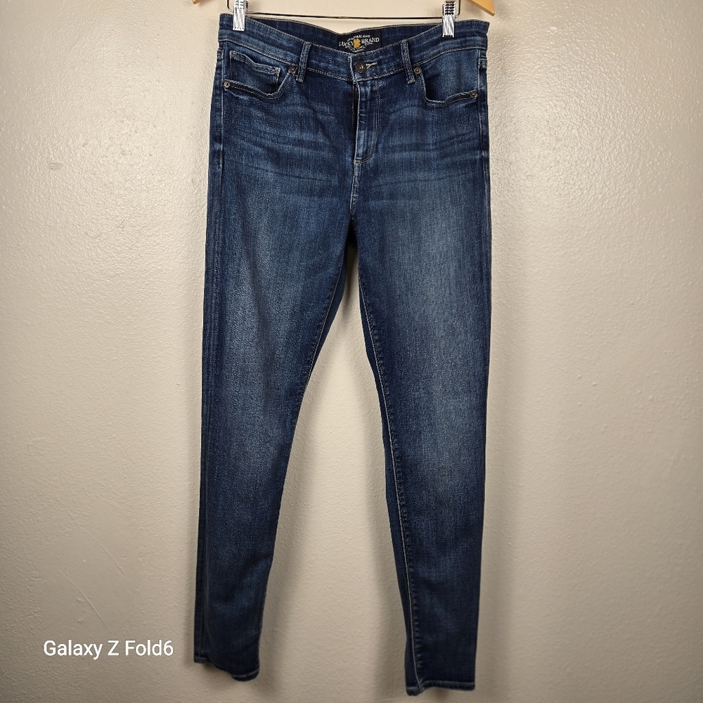 Lucky Brand Women’s Jeans Size 12/31 Ava Skinny Medium Wash Stretch Denim
